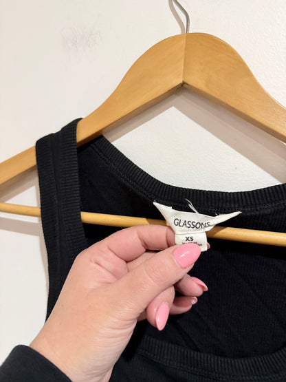 Glassons Ribbed Scoop-neck Tank Top Size XS