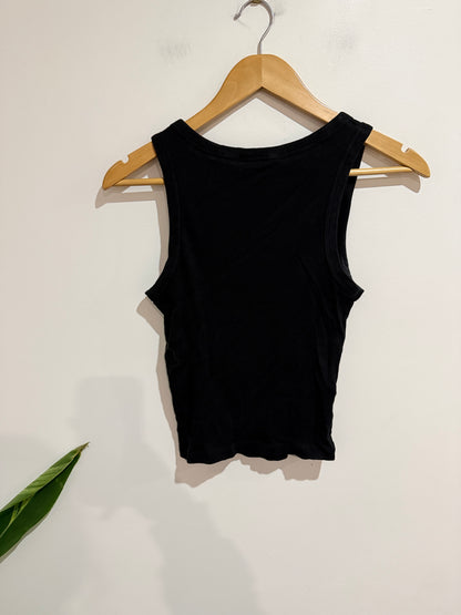 Glassons Ribbed Scoop-neck Tank Top Size XS