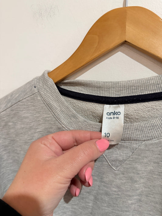 Anko Crewneck Sweatshirt Size kids 8-16 | 10