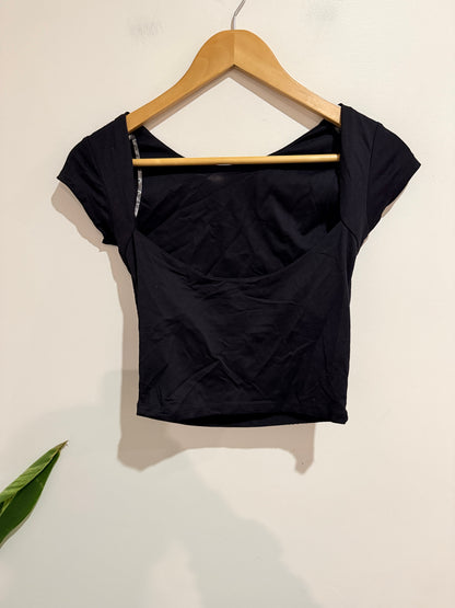 Glassons Short-sleeve Crop Top Size XS