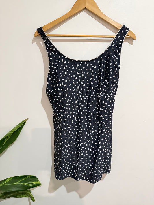 Beachfront Patterned Tank Top Size 18% Extra Lite Lycra