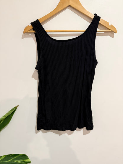 Eang Keng Ribbed Tank Top Size U/Arm to U/Arm 41cm