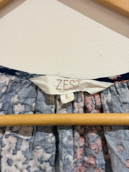 Zest Long-sleeved Peasant Shirt Size 8
