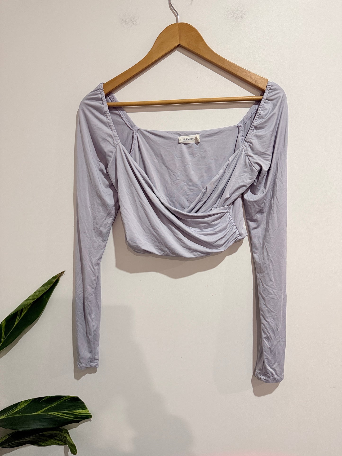 Glassons Long-sleeved Crop Top Size S