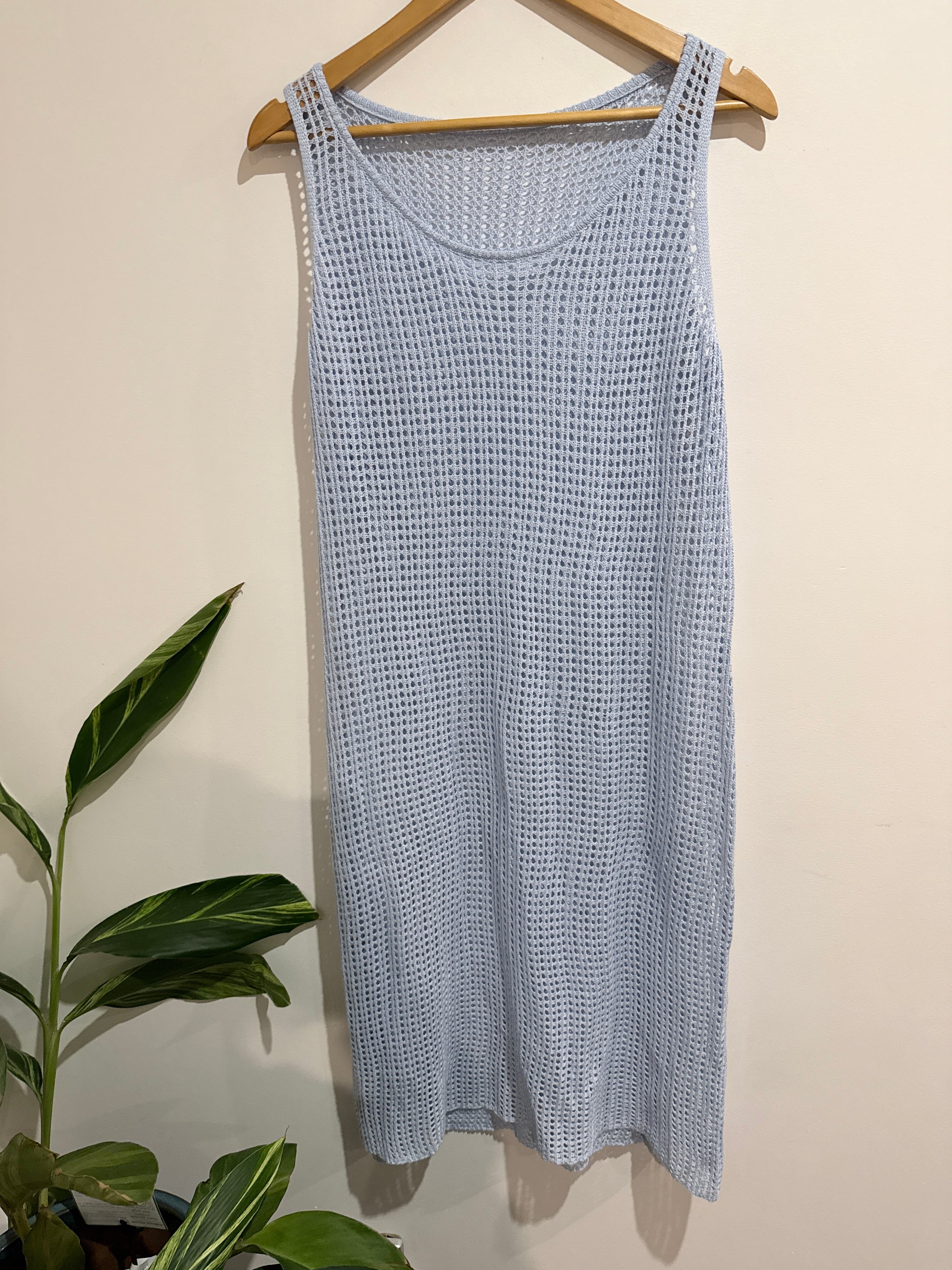 Crochet Tank Midi Dress Size U/Arm to U/Arm 48cm
