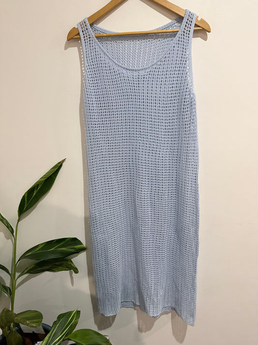 Crochet Tank Midi Dress Size U/Arm to U/Arm 48cm
