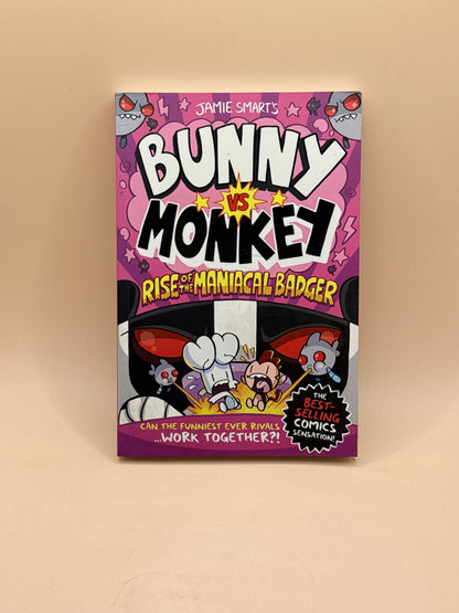 Bunny vs Monkey: Rise of the Maniacal Badger by Jamie Smart