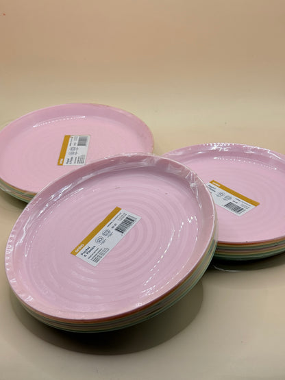 3x Sets Anko Pastel 6 Plates