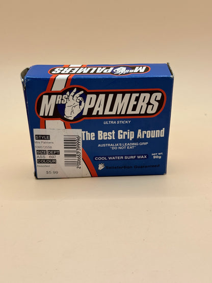Mrs Palmers Ultra Sticky Cool Water Surf Wax 90g