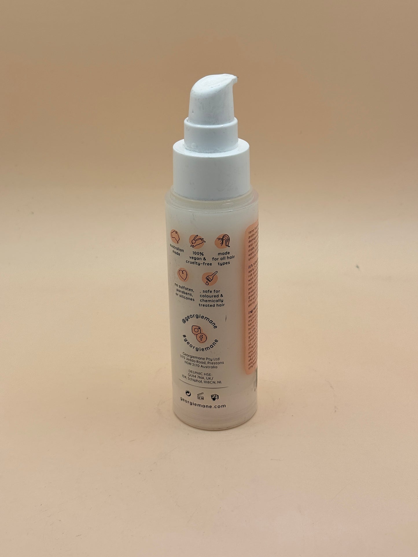 Georgiemane Anti-Frizz Serum 100ml
