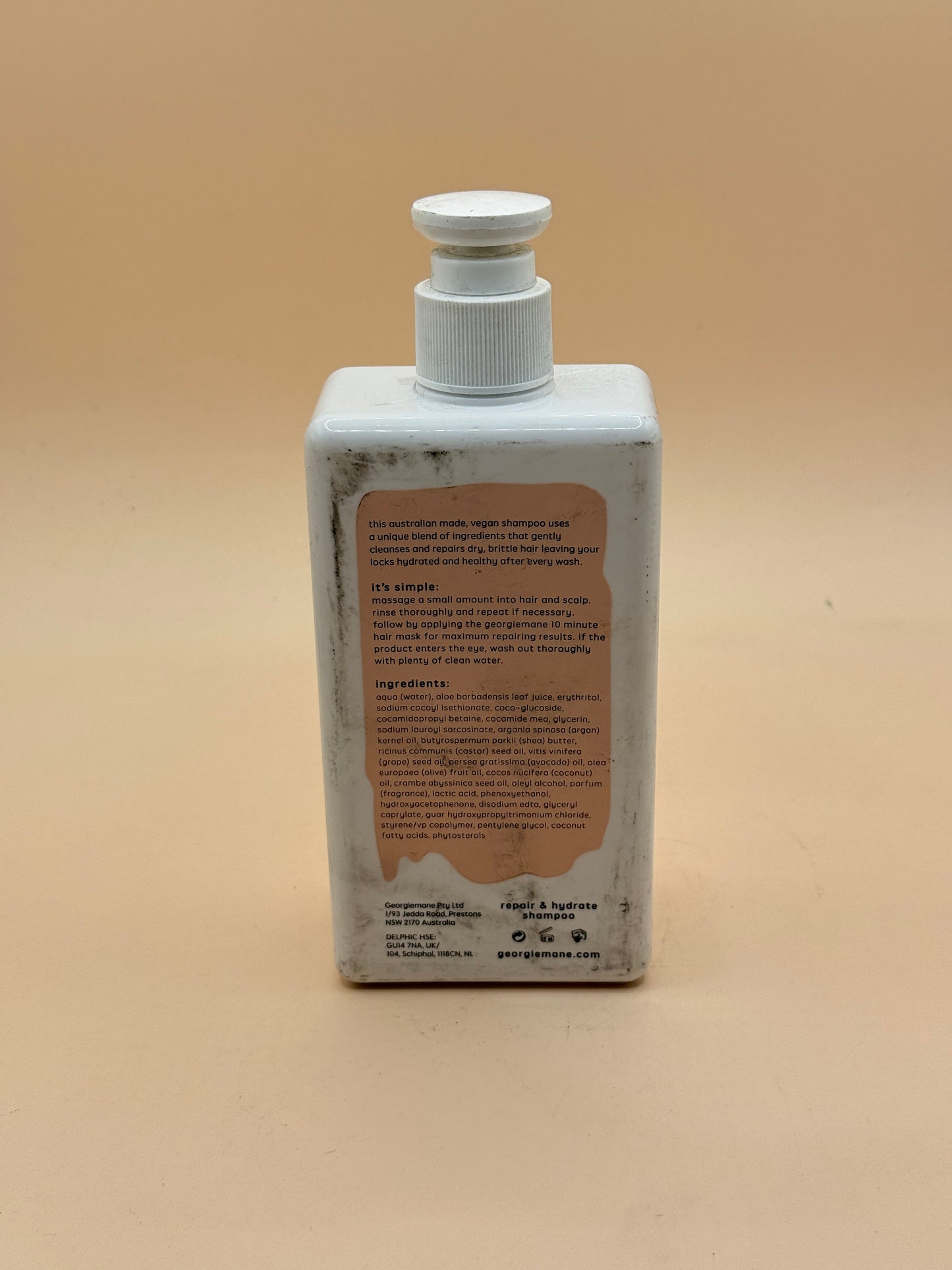 Georgiemane Repair & Hydrate Shampoo 330ml