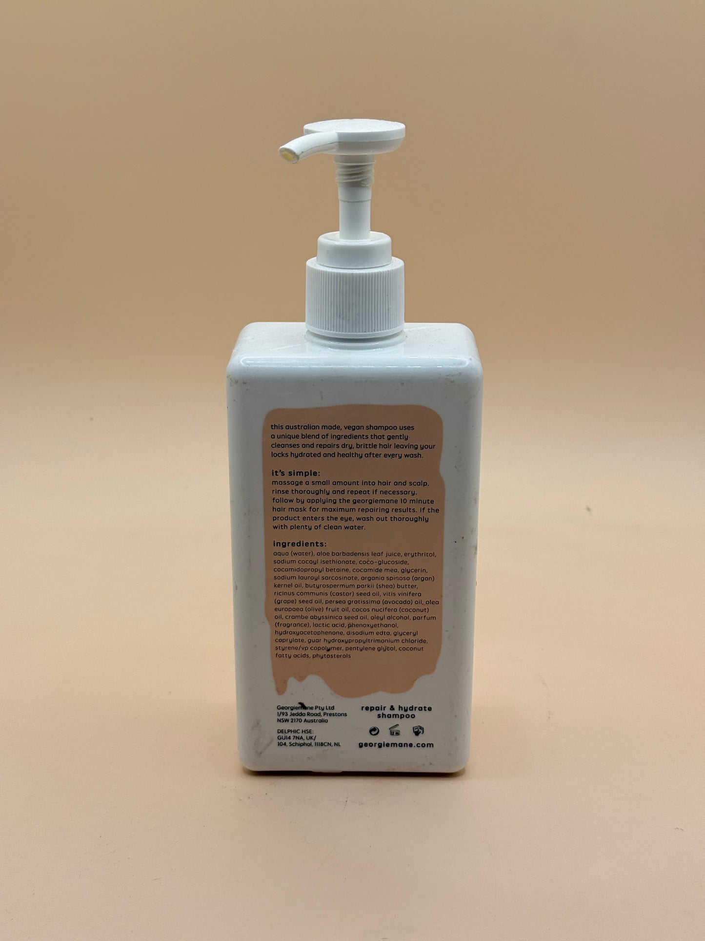 Georgiemane Repair & Hydrate Shampoo 330ml