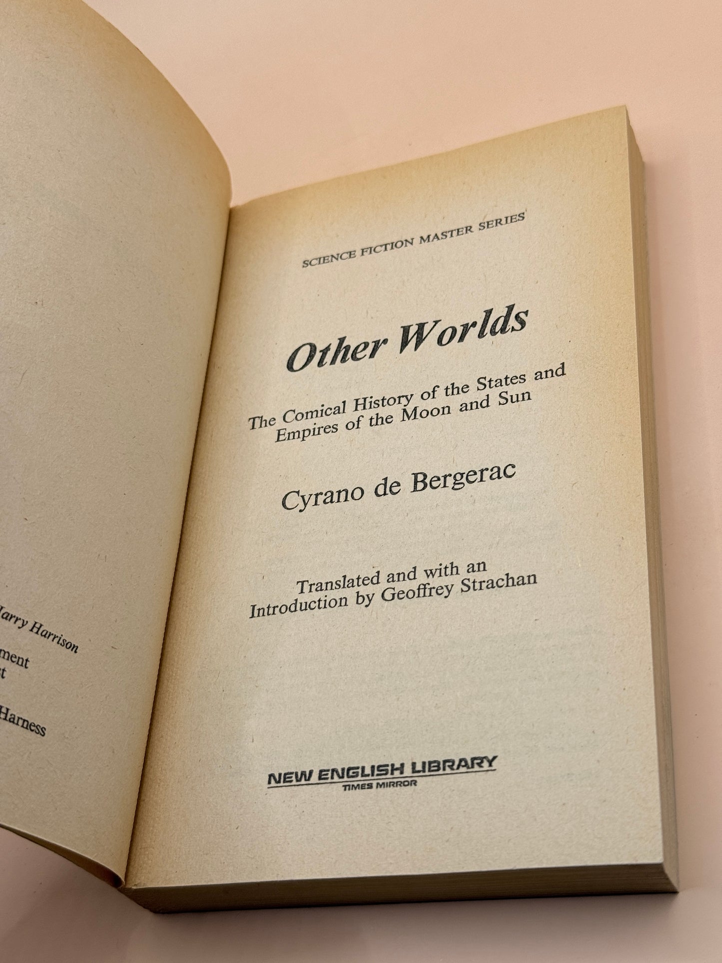 Other Worlds by Cyrano de Bergerac FIRST NEL PAPERBACK 1976