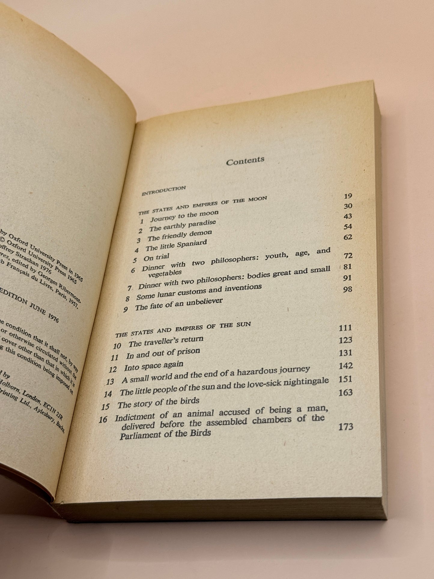 Other Worlds by Cyrano de Bergerac FIRST NEL PAPERBACK 1976