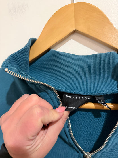 Asos Quarter-zip Sweatshirt Size 2XL