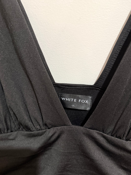 White Fox Slinky A-line Mini Dress Size XL