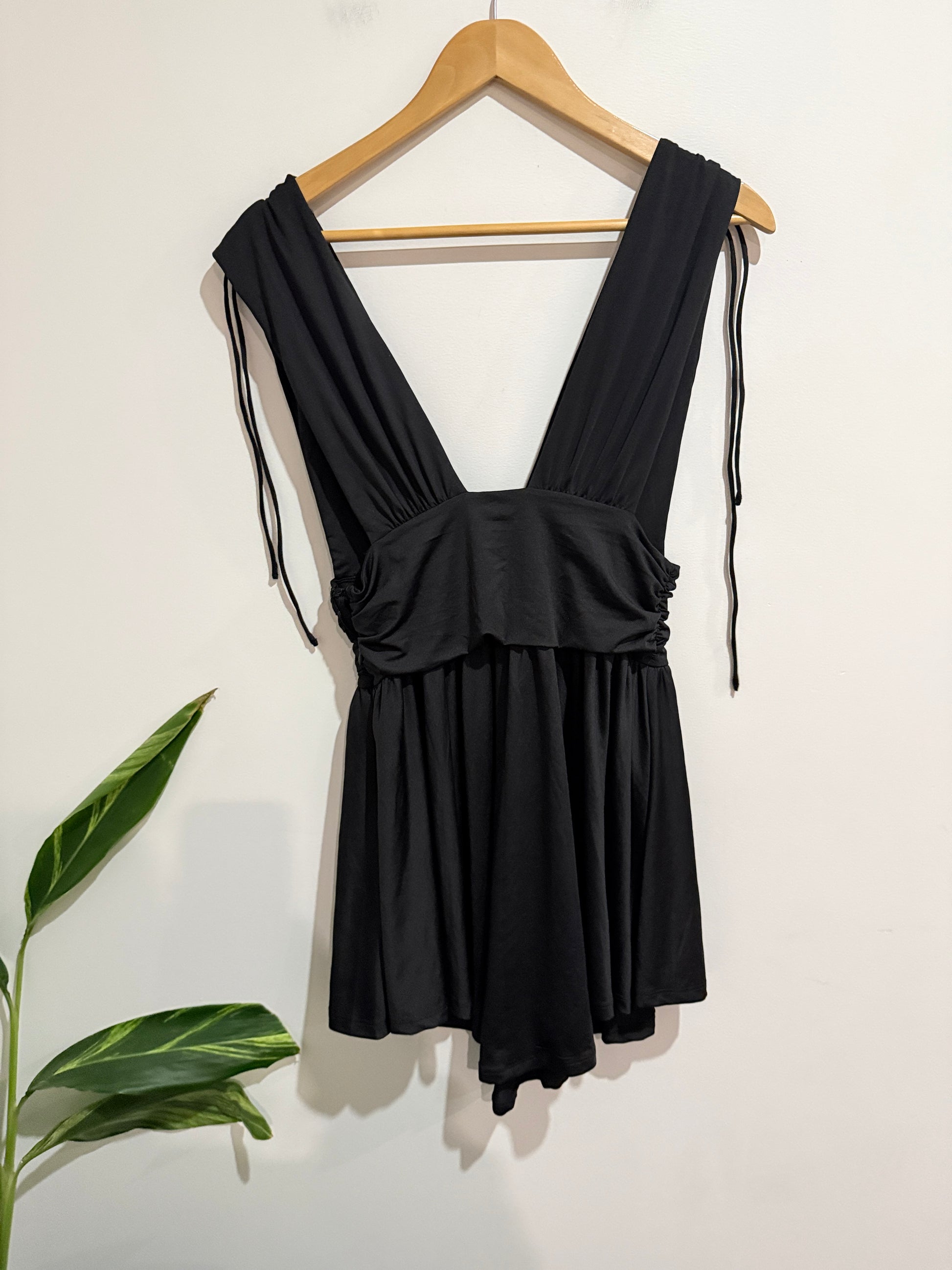 White Fox Slinky A-line Mini Dress Size XL