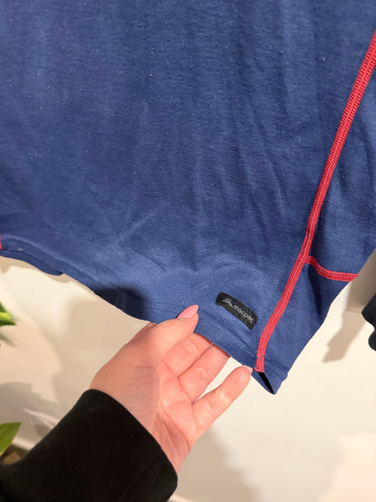 Macpac Long-sleeve Sports Shirt Size U/Arm to U/Arm 47cm