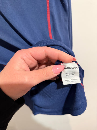 Macpac Long-sleeve Sports Shirt Size U/Arm to U/Arm 47cm