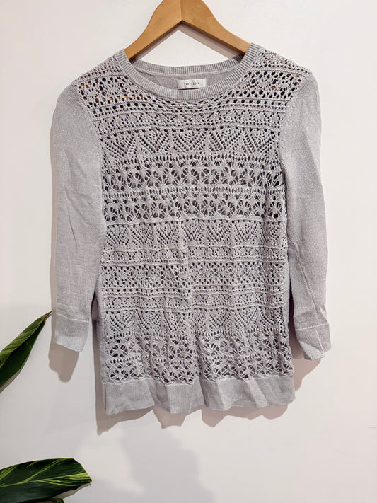 Vanheusen Multi-knit Design Sweater Size S