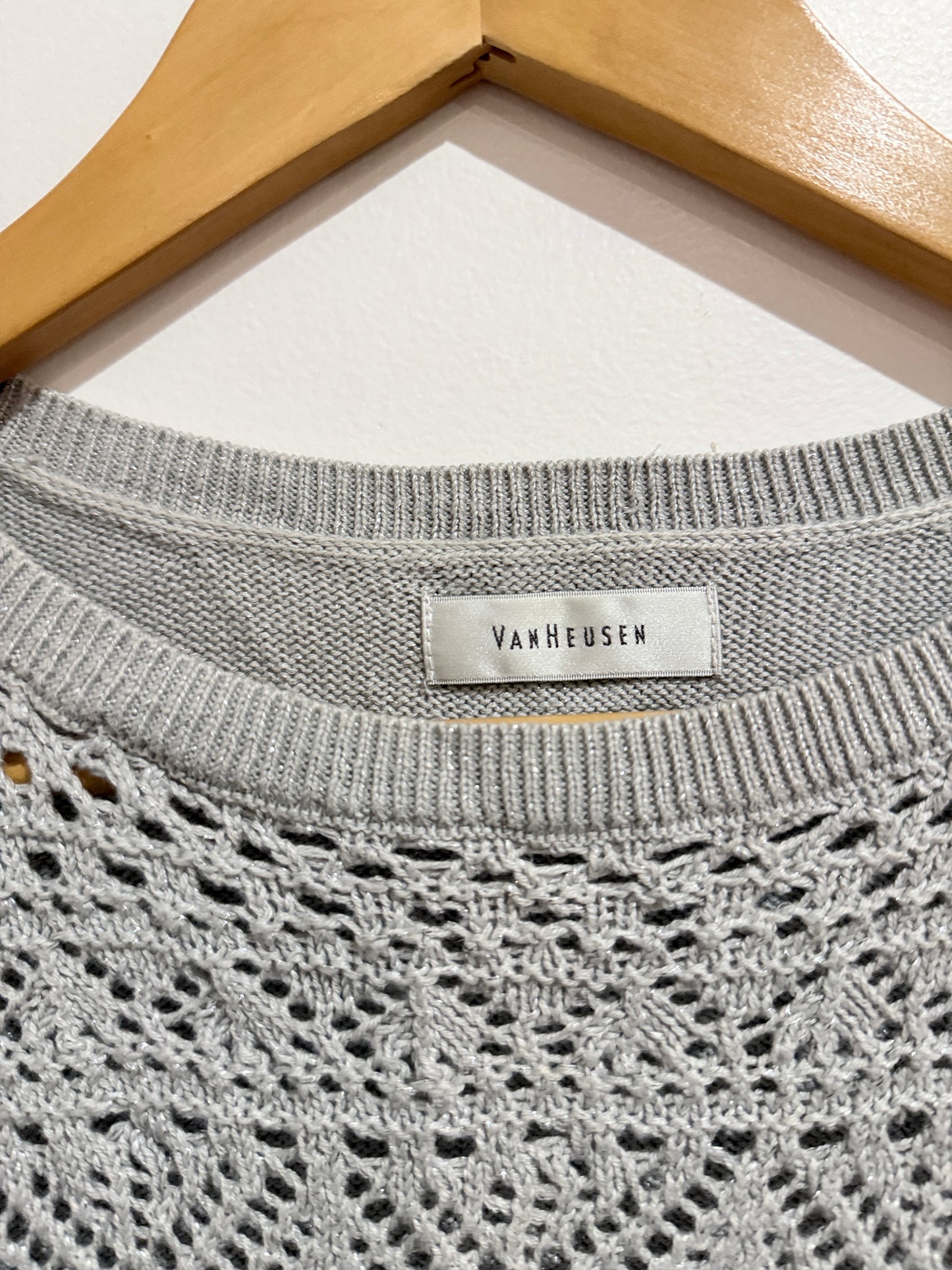 Vanheusen Multi-knit Design Sweater Size S