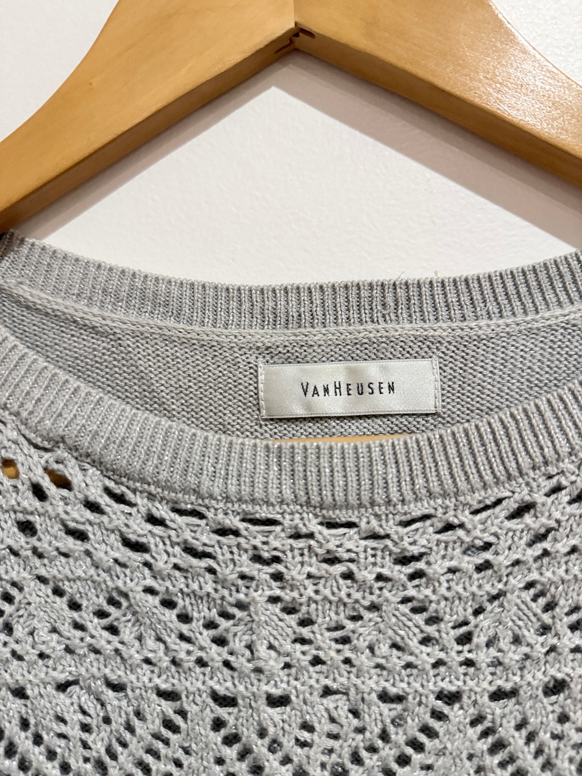Vanheusen Multi-knit Design Sweater Size S