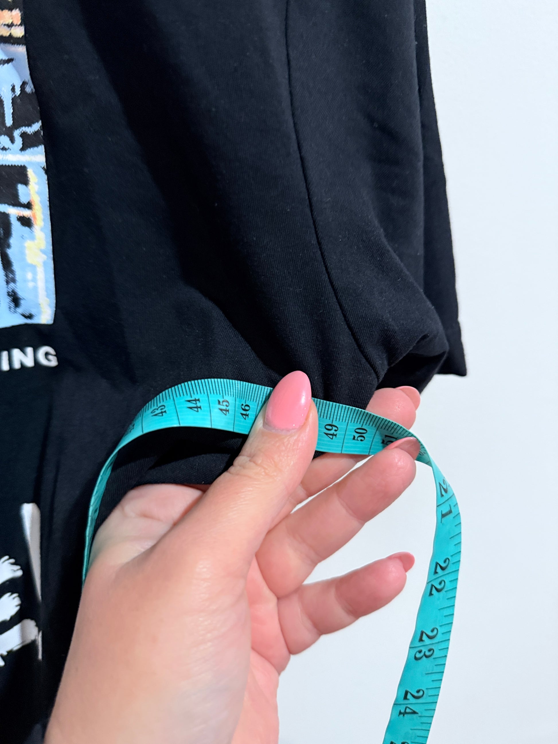 Say Happy Crewneck T-shirt Size U/Arm to U/Arm 50cm