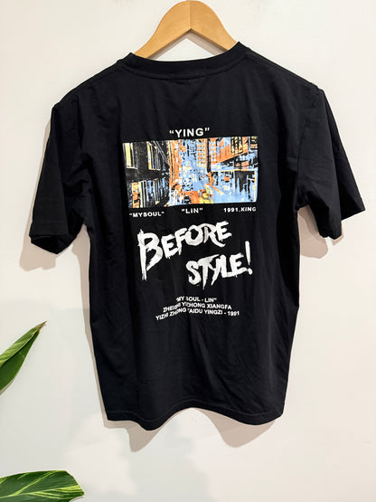 Say Happy Crewneck T-shirt Size U/Arm to U/Arm 50cm