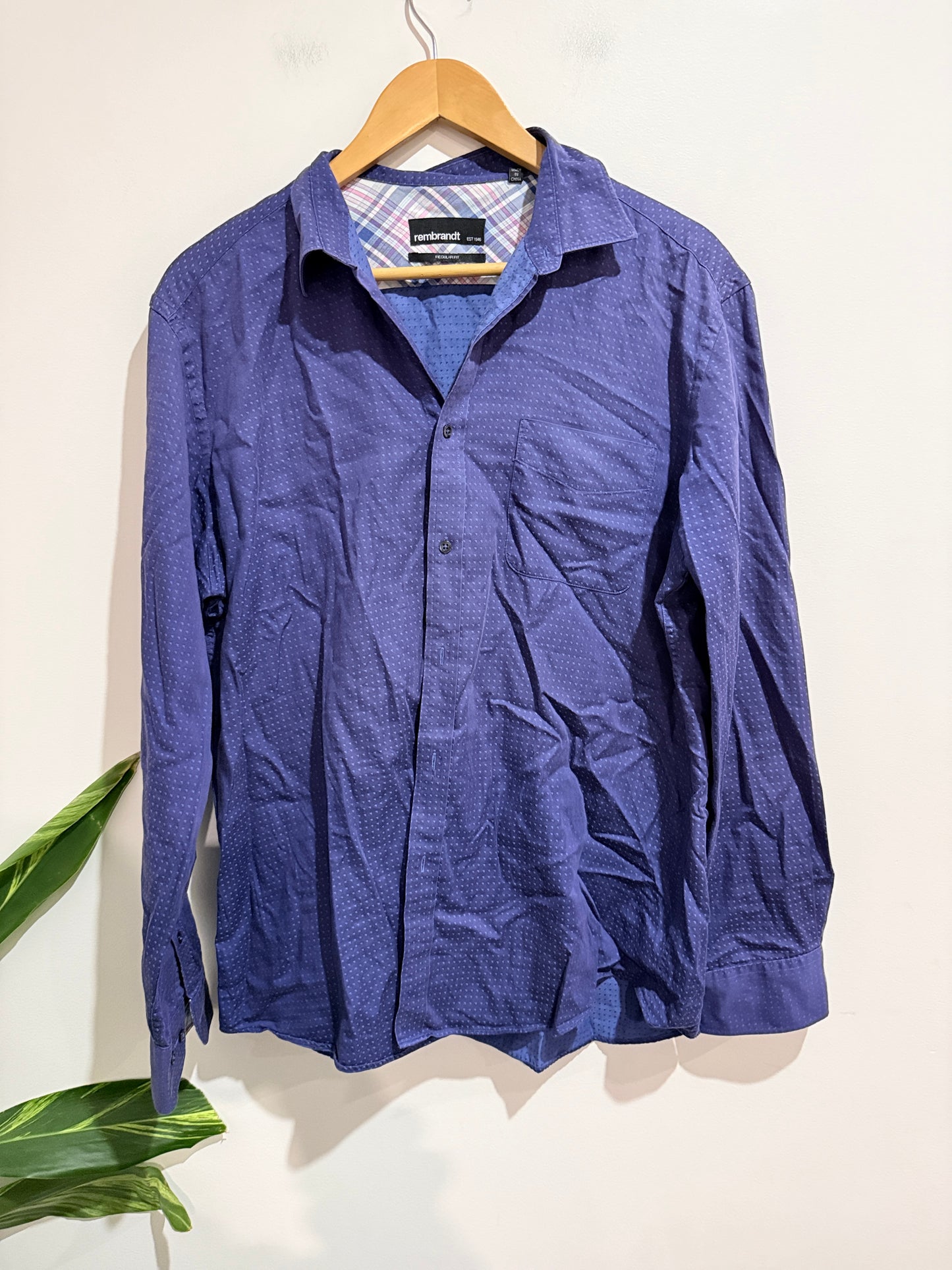 Rembrandt Button-down Shirt Size 42/L