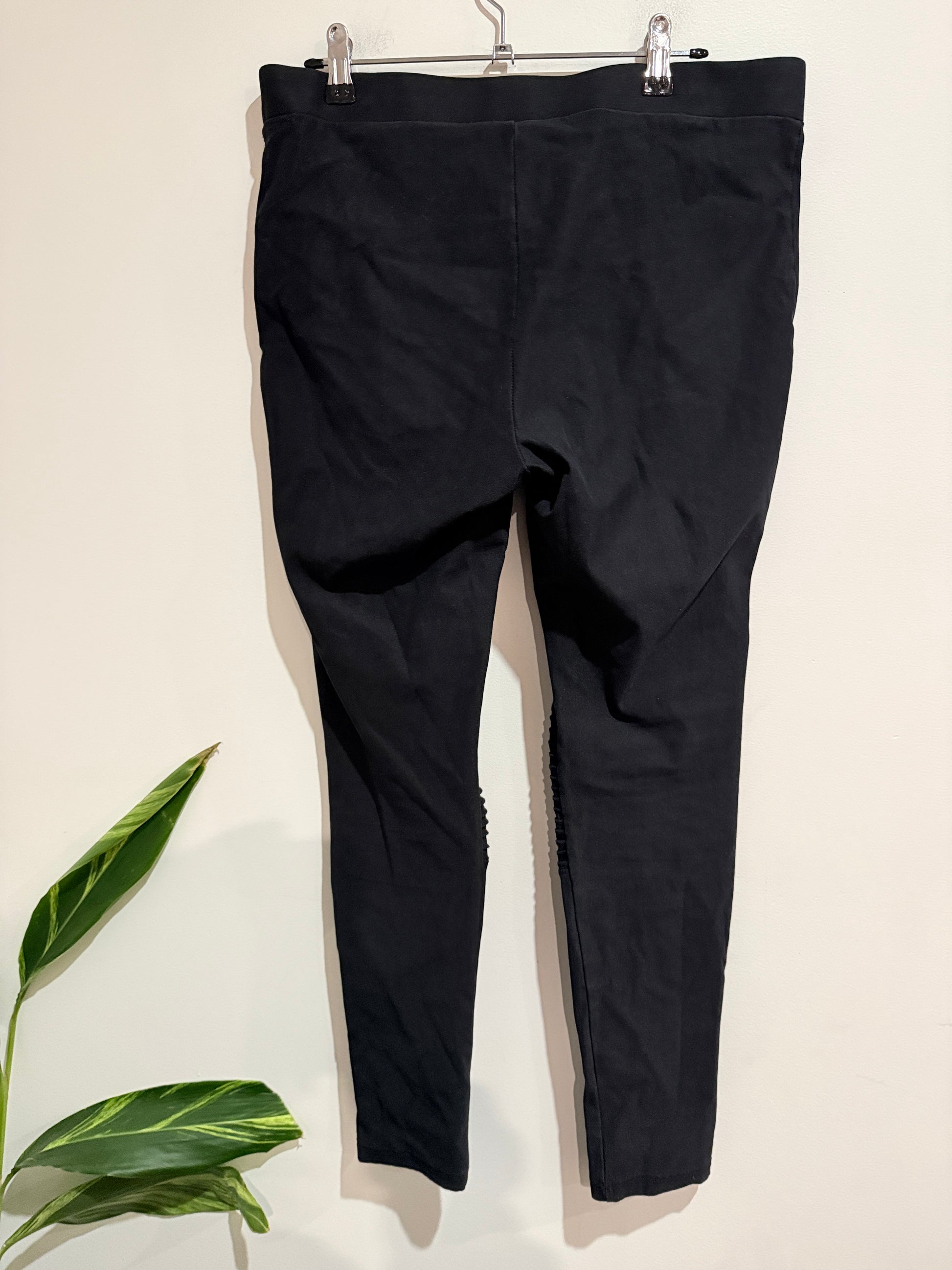 H & H Moto Ribbed Leggings
