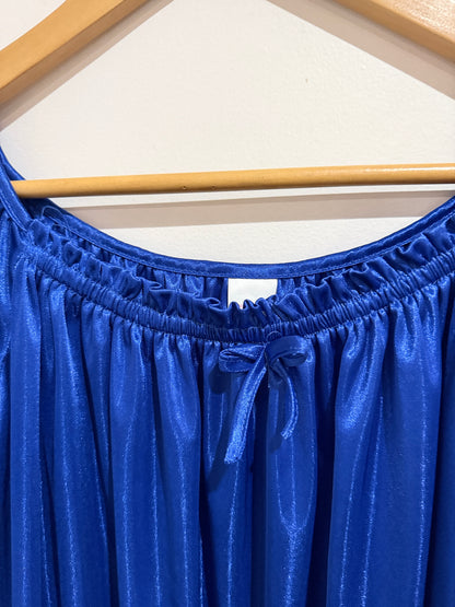 Satin Nightgown Size U/Arm to U/Arm 49cm