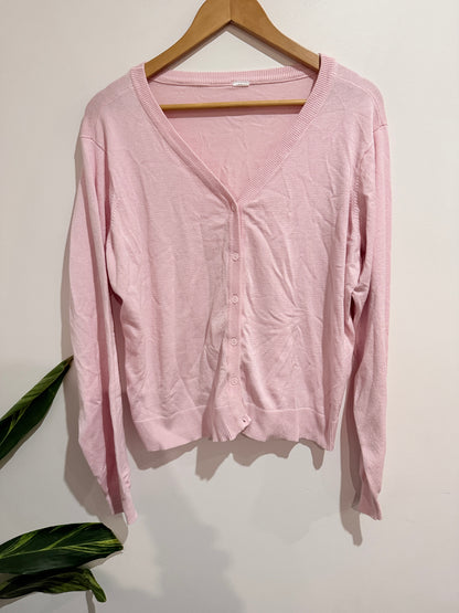 Brand Unknown V-neck Knit Cardigan Size U/Arm to U/Arm 58cm