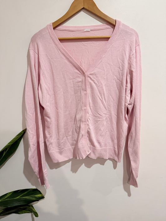 Brand Unknown V-neck Knit Cardigan Size U/Arm to U/Arm 58cm