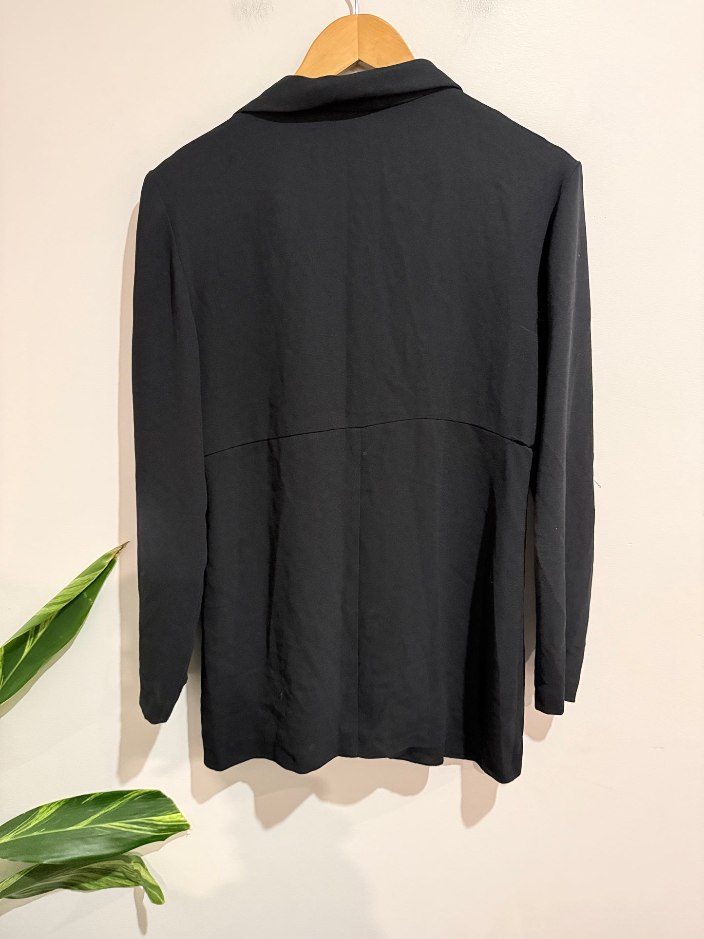 Jigsaw Button-up Shirt-jacket Size 12 | U/Arm to U/Arm 46cm