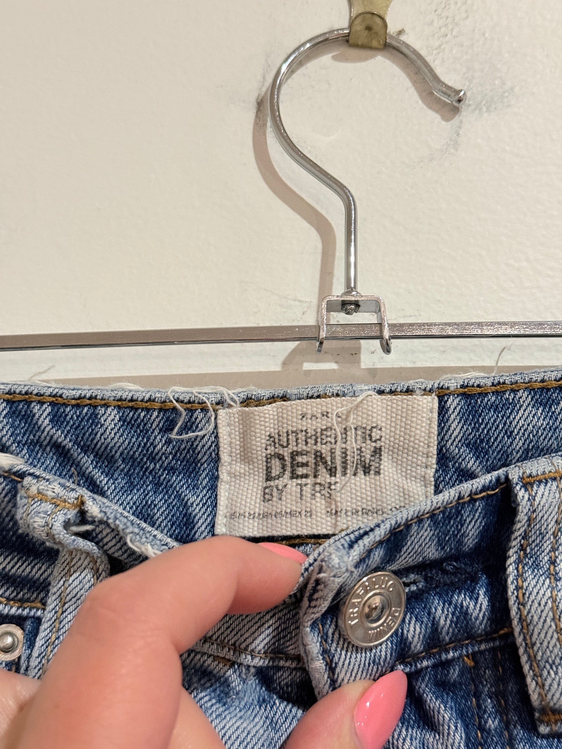 TRS High-waisted Denim Jeans Size Waist 68cm