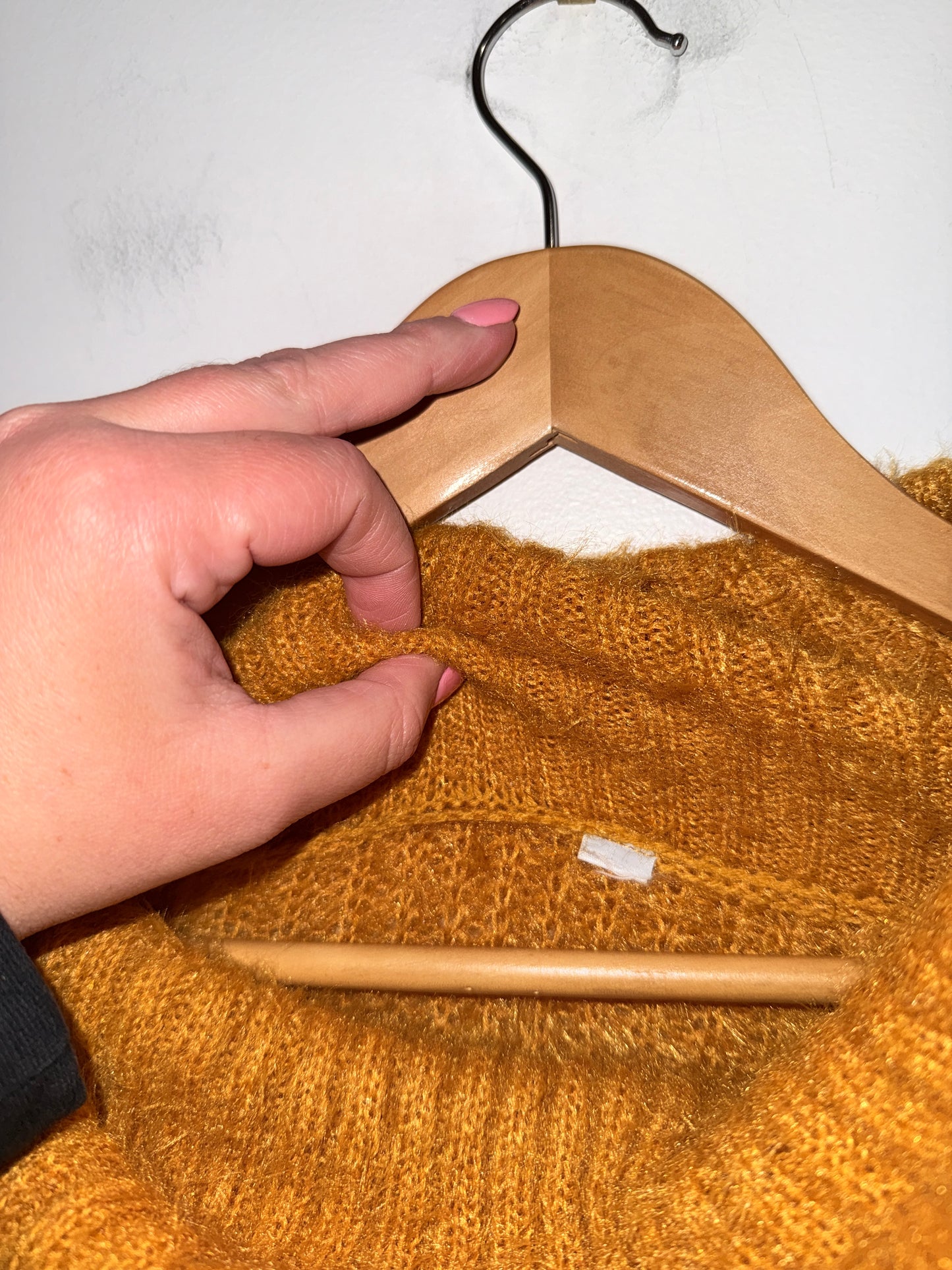 Brand Unknown Knit Cowl Neck Sweater Size U/Arm to U/Arm 59cm