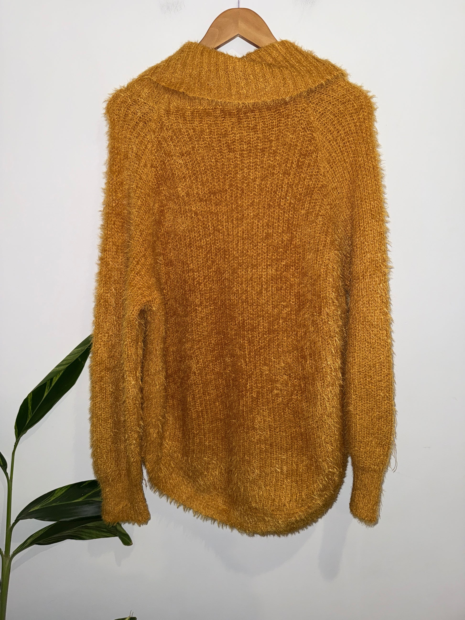 Brand Unknown Knit Cowl Neck Sweater Size U/Arm to U/Arm 59cm