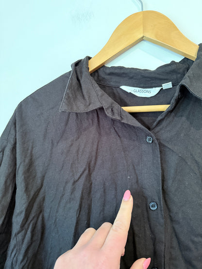 Glassons Oversized Button-up Shirt Size 12
