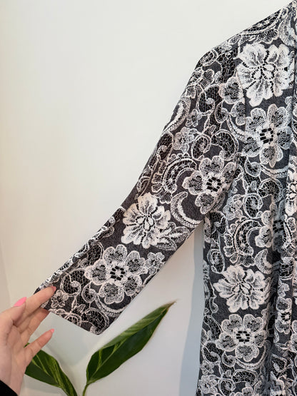 Brand Unknown Open-front Cardigan Jacket Size U/Arm to U/Arm 51cm