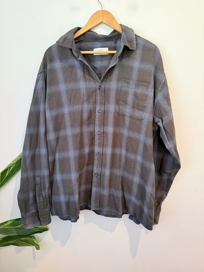 Absent Plaid Flannel Shirt Size 2XL