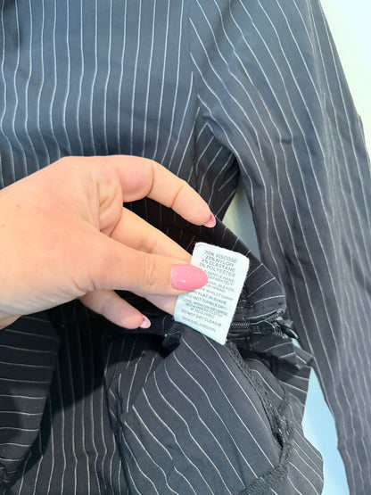Glassons Pinstripe Long-sleeve Shirt Size 6