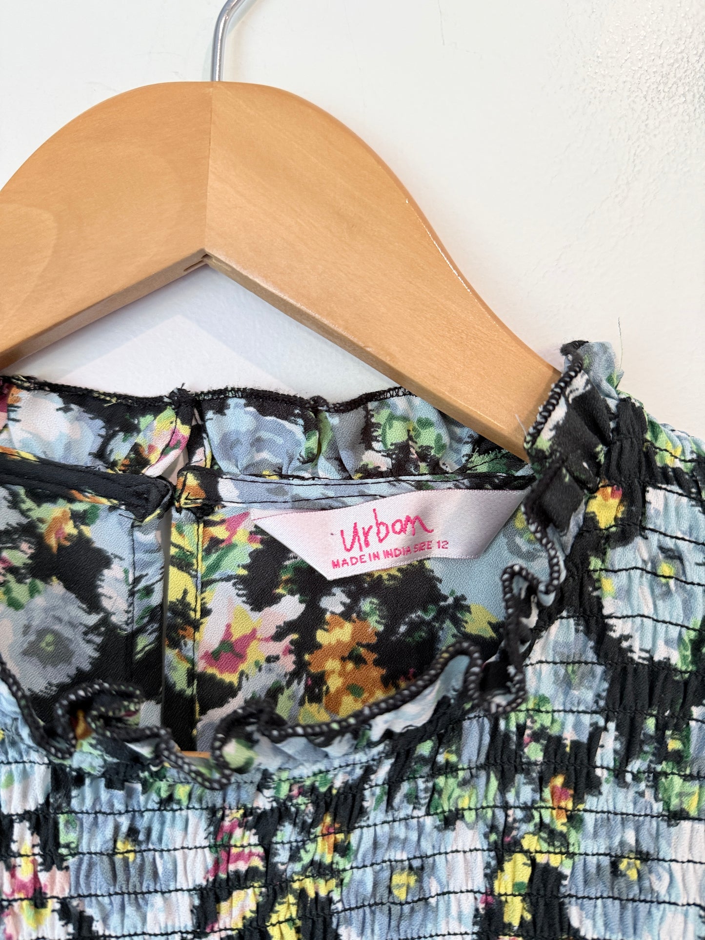 Urban Floral Smocked Bodice Size 12