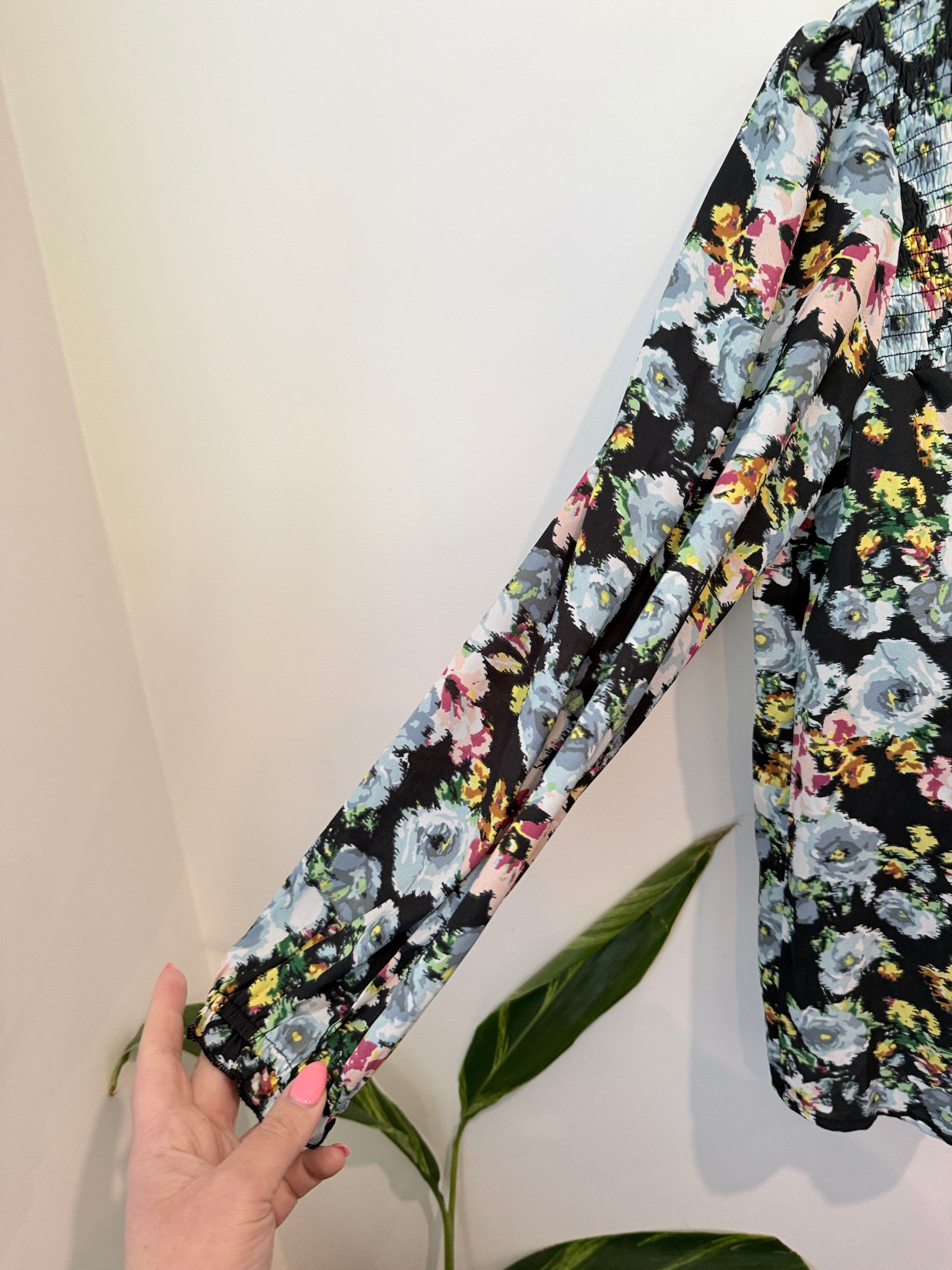 Urban Floral Smocked Bodice Size 12