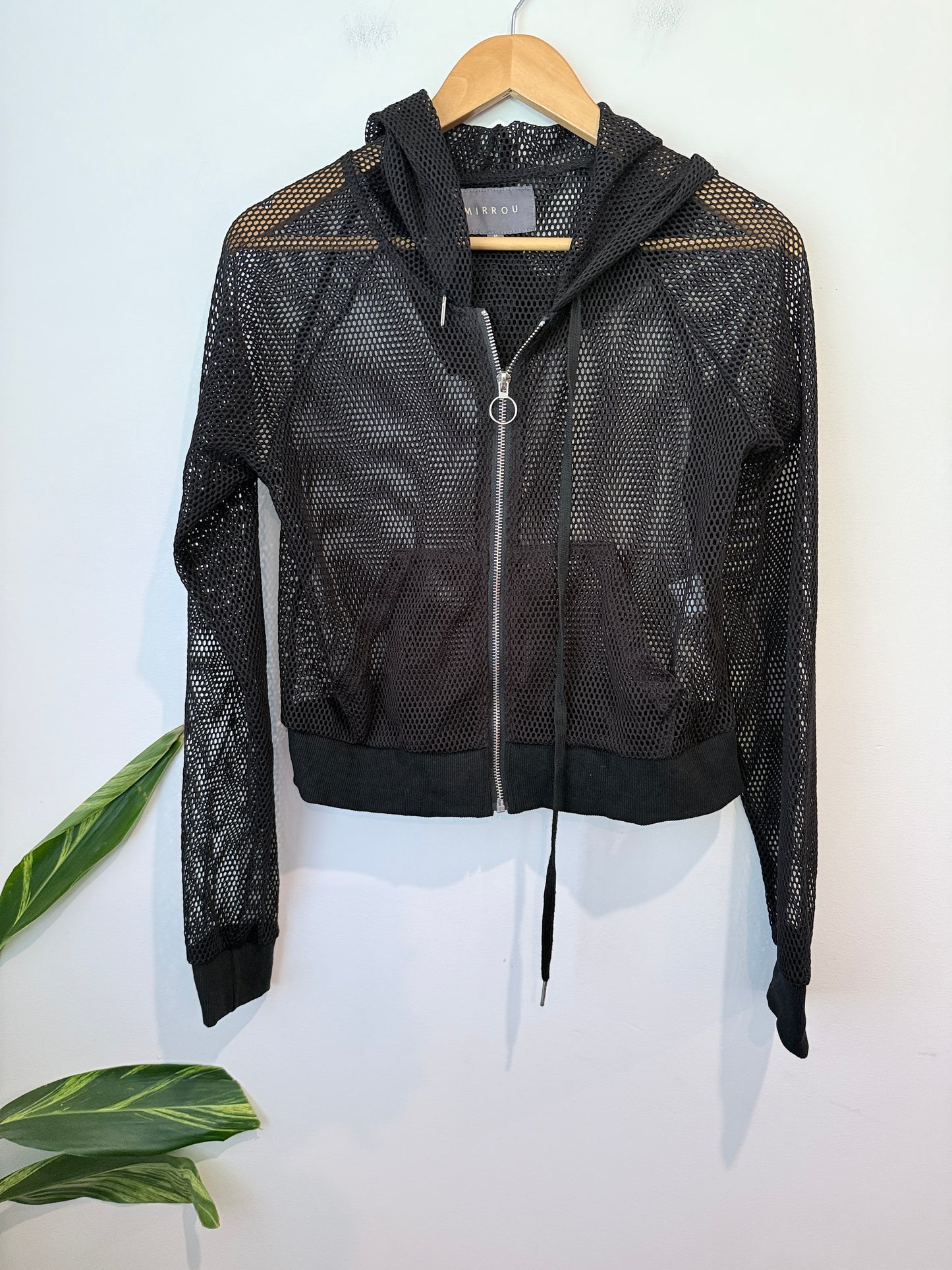 Mirrou Mesh Zip-up Hoodie Size M