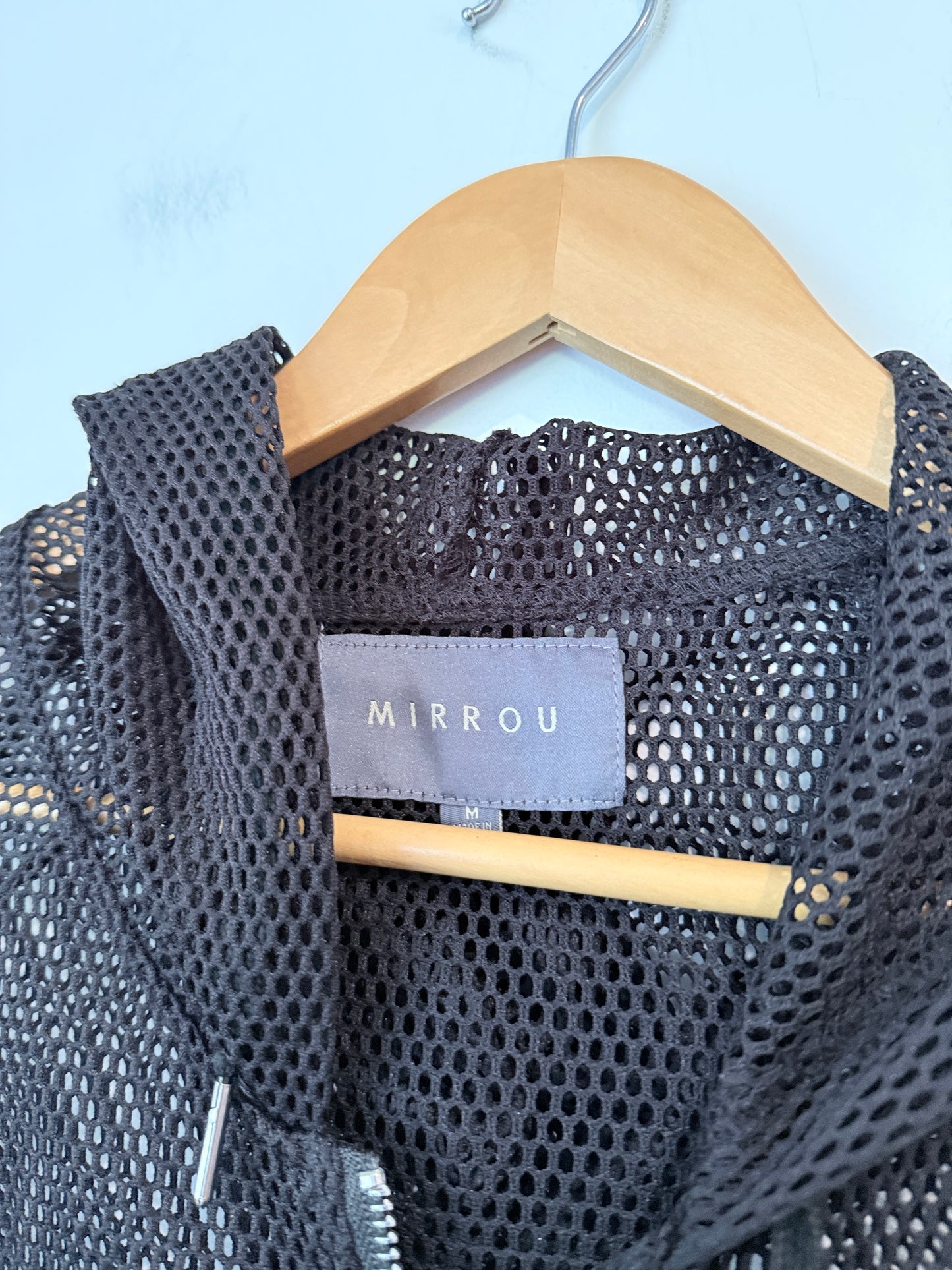 Mirrou Mesh Zip-up Hoodie Size M