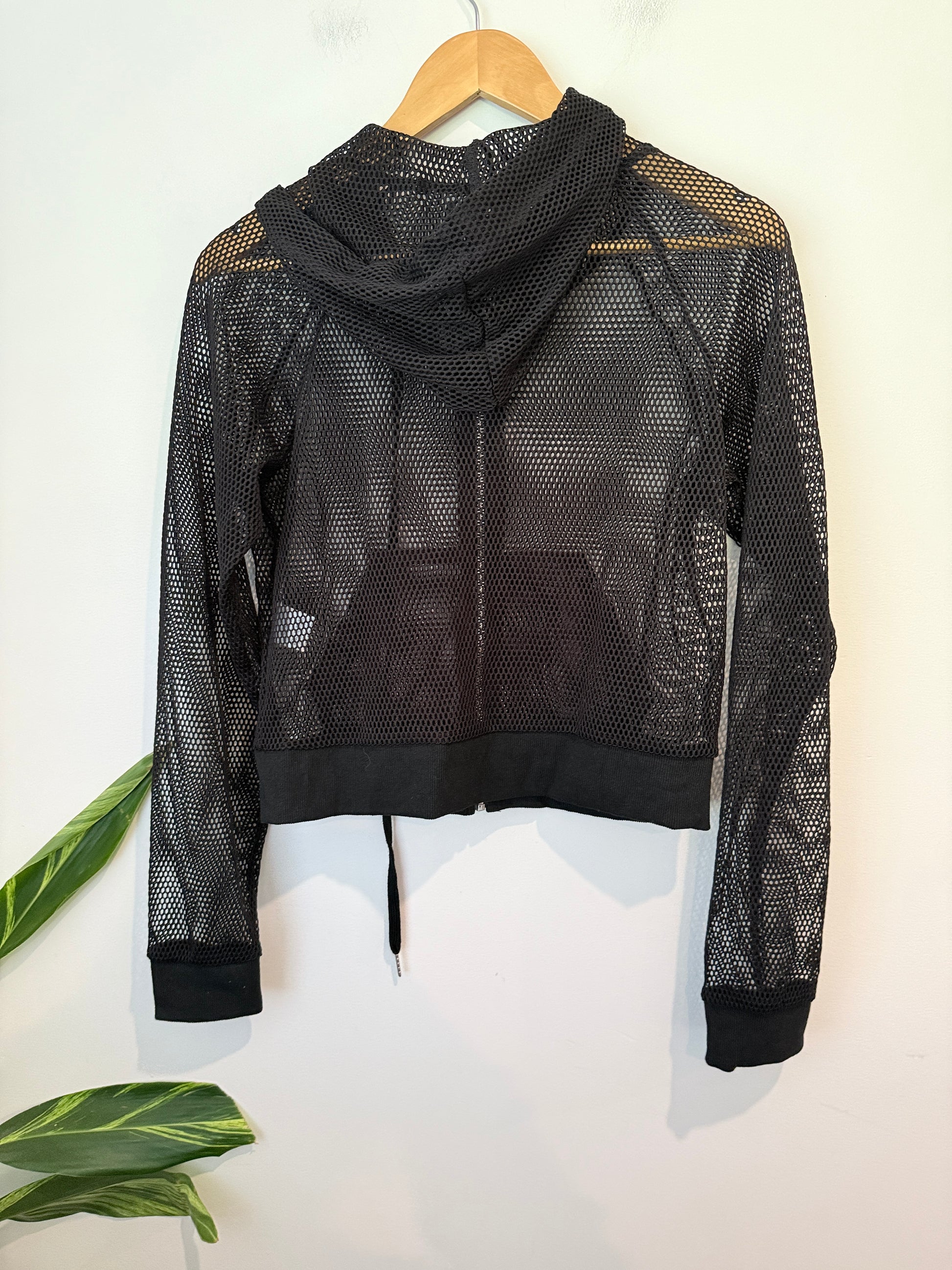 Mirrou Mesh Zip-up Hoodie Size M