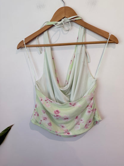 Anko Cowl Neck Halter Top Size 14