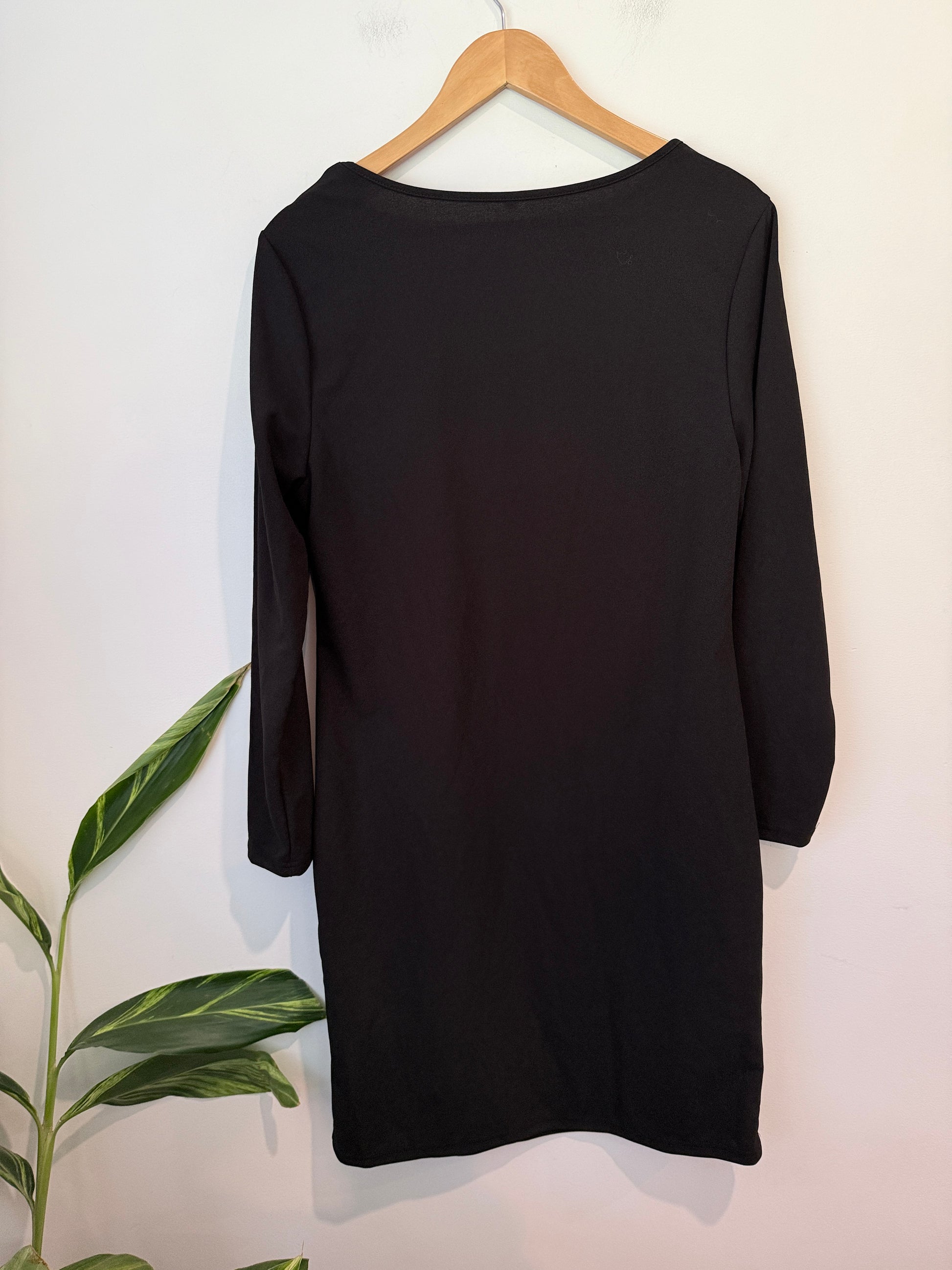 Long-sleeve Shift Dress Size 1XL