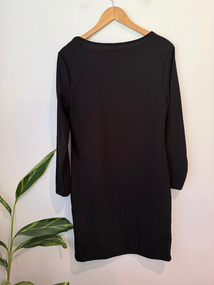 Long-sleeve Shift Dress Size 1XL