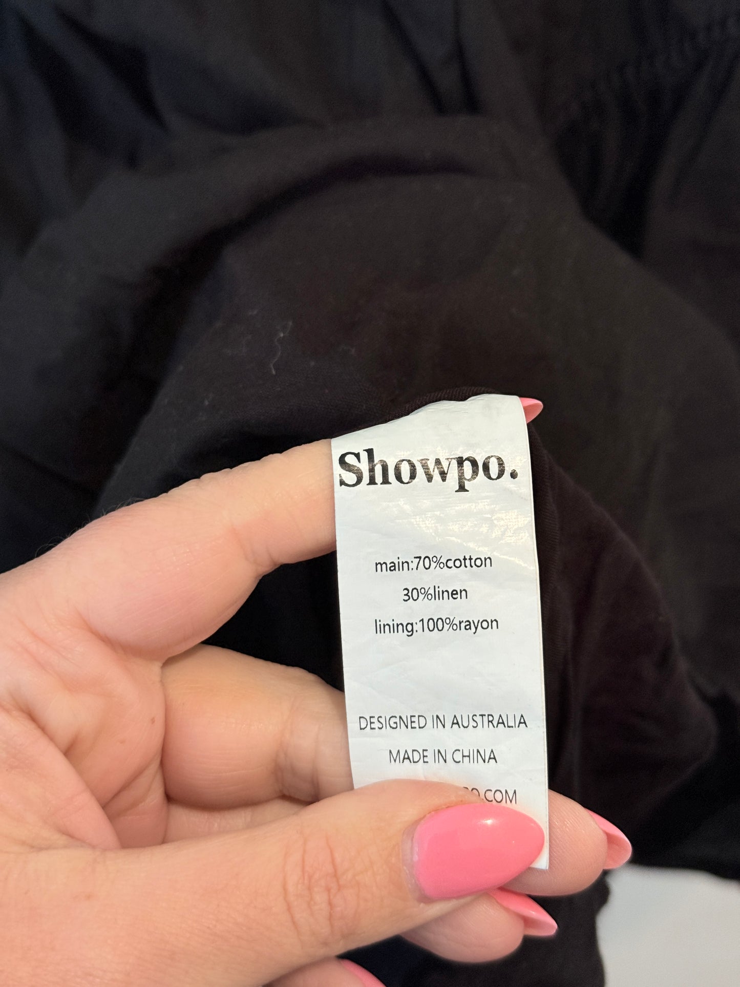 Showpo. One-shoulder Mini Dress Size 16